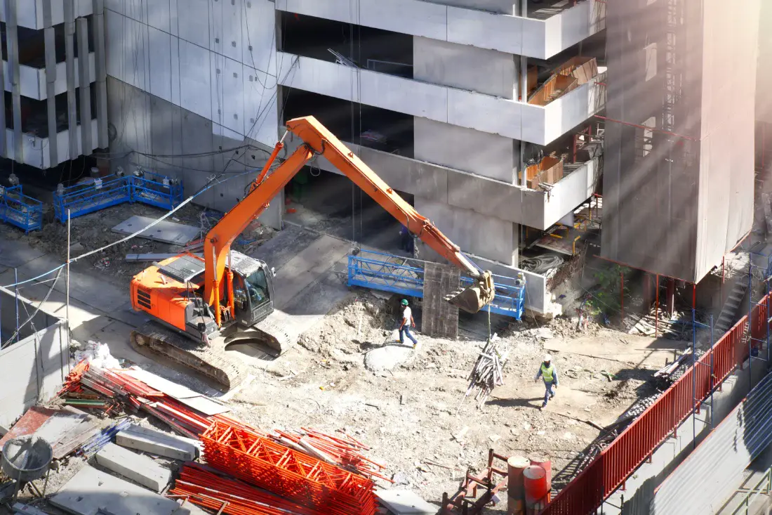 escavator-in-building-site
